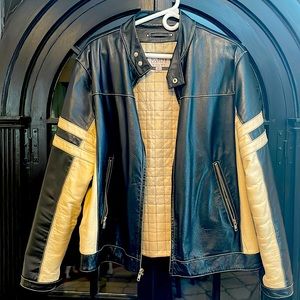 Wilson’s leather M. Julian Moto jacket